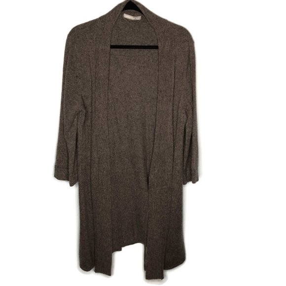 hannah rose Sweaters - Hannah Rose Grey Cashmere Cardigan Sweater